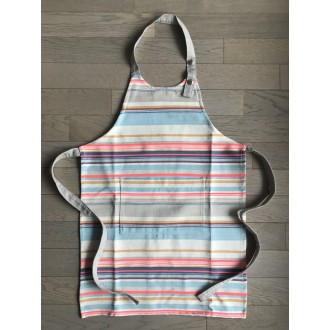 TABLIER ENFANT RAYURES FLUO