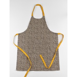 TABLIER FEMME LEOPARD YELLOW