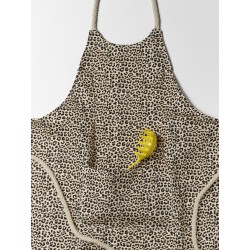 TABLIER FEMME LEOPARD CORDE