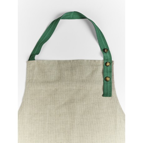 TABLIER HOMME LIN VERT